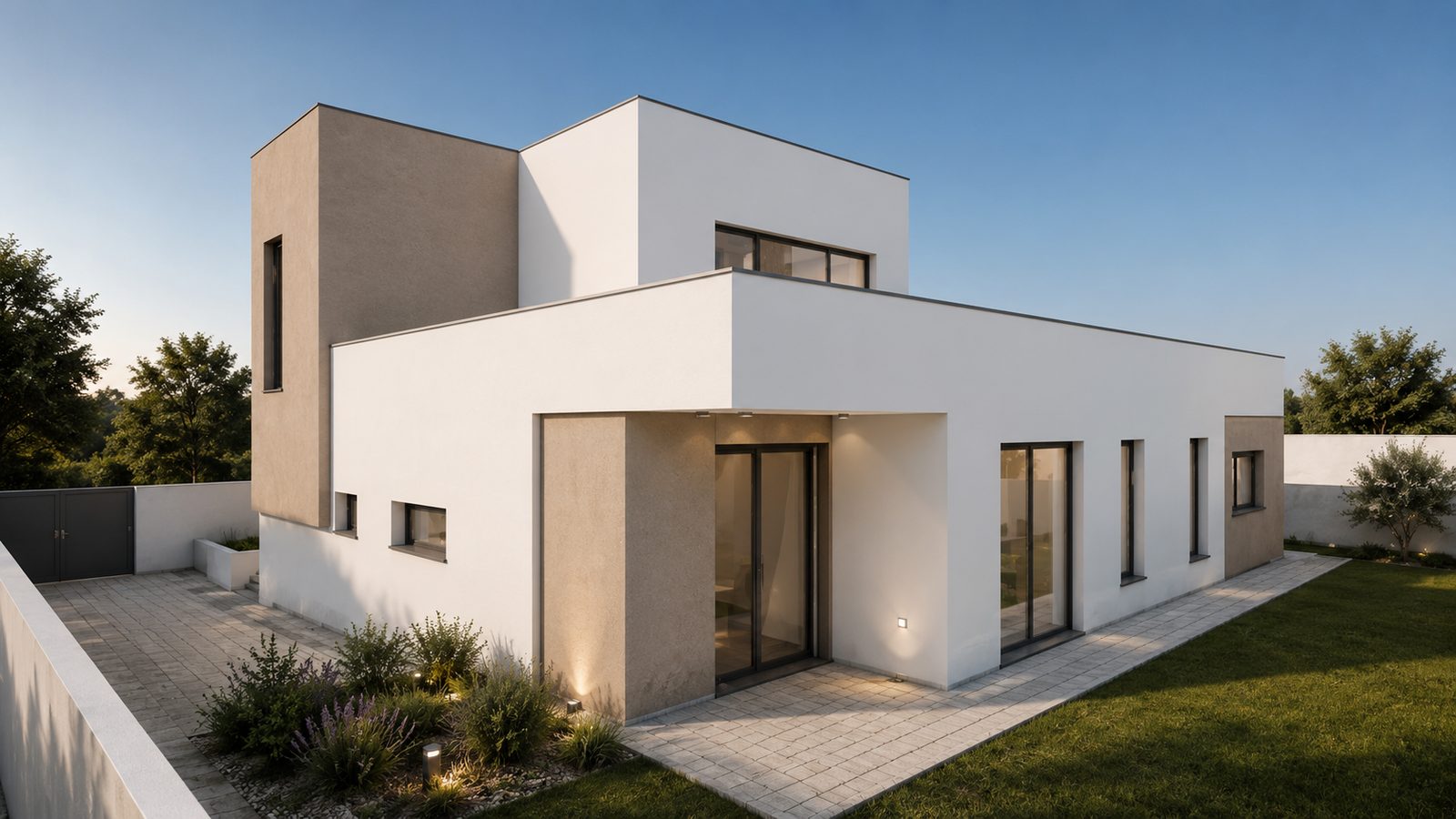 Moradia Unifamiliar Isolada — Render 3D