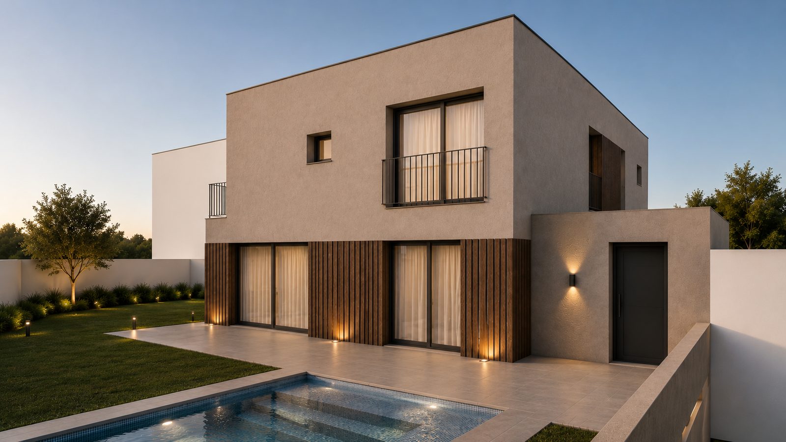 Projeto 25011 — Moradia Unifamiliar Isolada, Anexo e Piscina